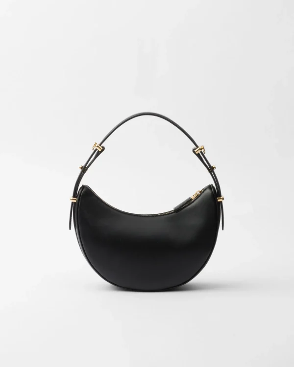 Mini Bags | Mini Bags*Prada Arqué small leather shoulder bag Black