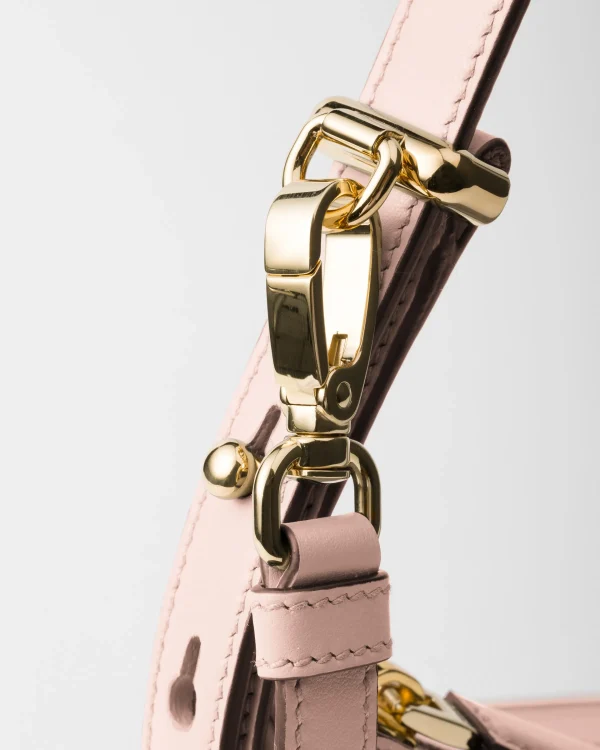 Mini Bags | Mini Bags*Prada Arqué small leather shoulder bag Peach