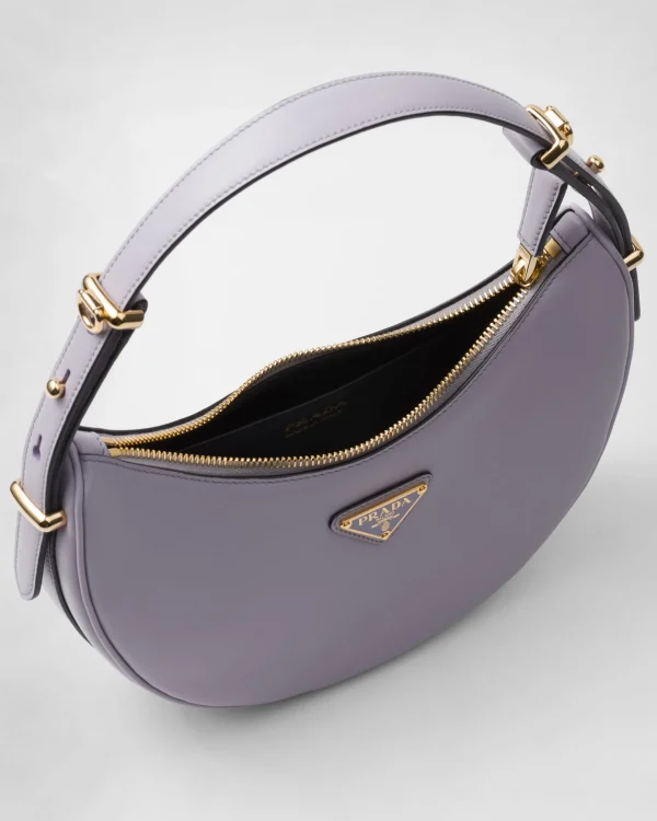 Mini Bags | Mini Bags*Prada Arqué small leather shoulder bag Wisteria