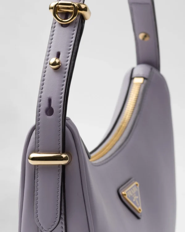 Mini Bags | Mini Bags*Prada Arqué small leather shoulder bag Wisteria