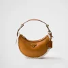 Mini Bags | Mini Bags*Prada Arqué small shearling shoulder bag Cognac/natural