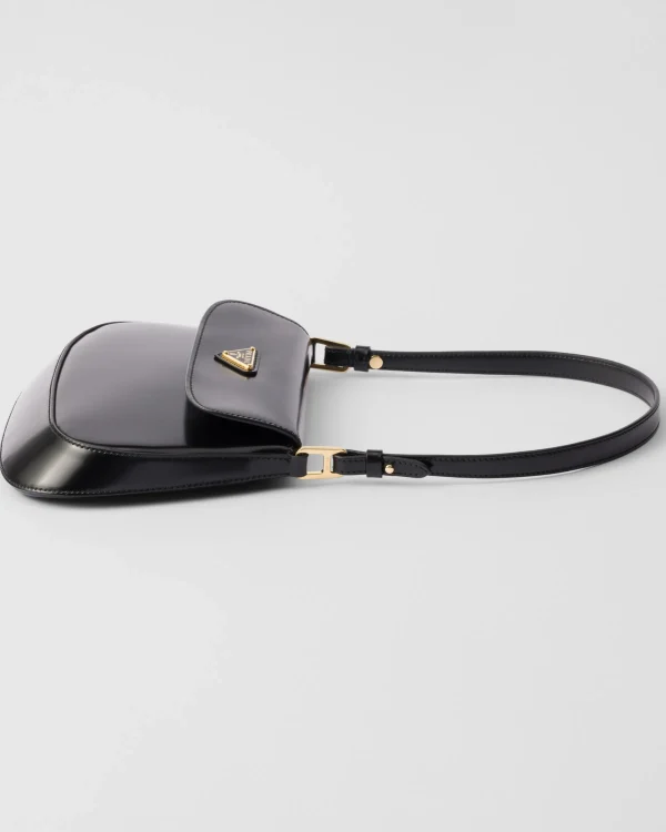 Shoulder Bags | Shoulder Bags*Prada Cleo Ayers and brushed leather flap bag Black/stonegray