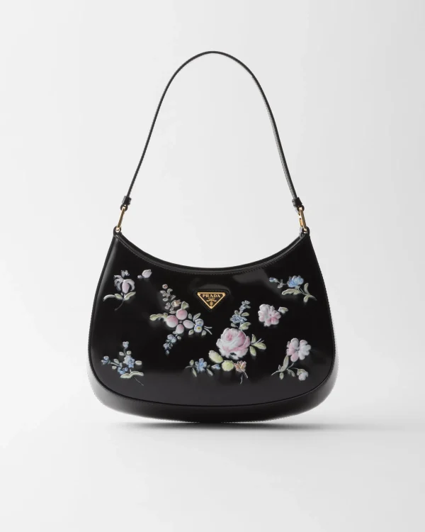 Shoulder Bags | Shoulder Bags*Prada Cleo printed brushed leather shoulder bag Black