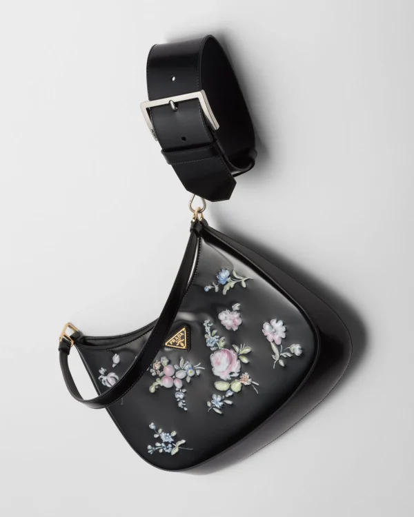 Shoulder Bags | Shoulder Bags*Prada Cleo printed brushed leather shoulder bag Black