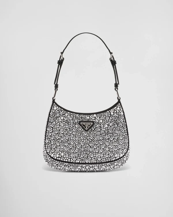 Shoulder Bags | Shoulder Bags*Prada Cleo satin bag with crystals Metal