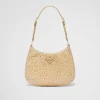 Shoulder Bags | Shoulder Bags*Prada Cleo satin bag with crystals Platinum