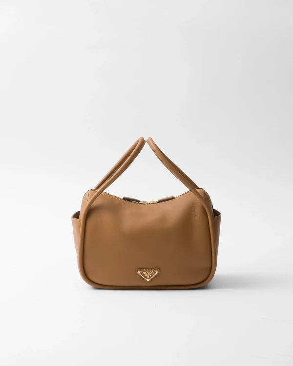 Top Handles | Top Handles*Prada Darling leather handbag Caramel