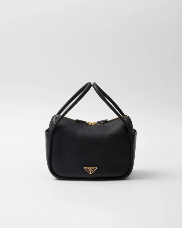 Top Handles | Top Handles*Prada Darling leather handbag Black