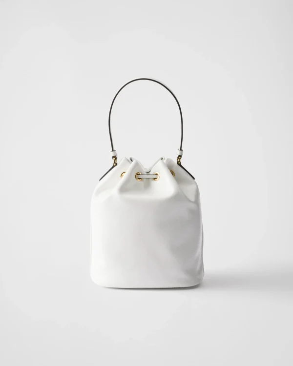 Mini Bags | Mini Bags*Prada Duet naplak patent leather bucket bag White