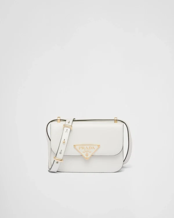 Shoulder Bags | Shoulder Bags*Prada Emblème leather bag White