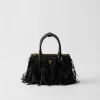 Mini Bags | Mini Bags*Prada Galleria mini-bag with feather trim Black