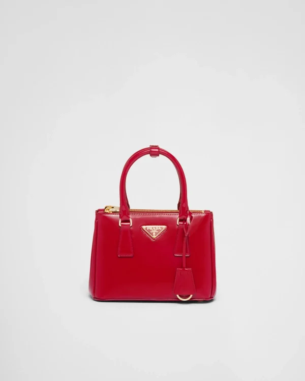 Mini Bags | Mini Bags*Prada Galleria patent leather mini bag Cherryred