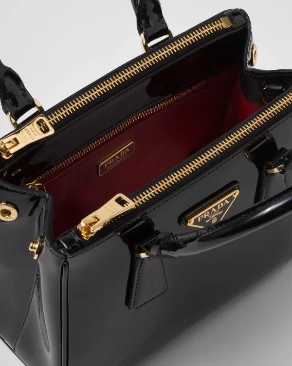 Mini Bags | Mini Bags*Prada Galleria patent leather mini bag Black