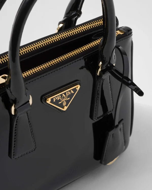 Mini Bags | Mini Bags*Prada Galleria patent leather mini bag Black