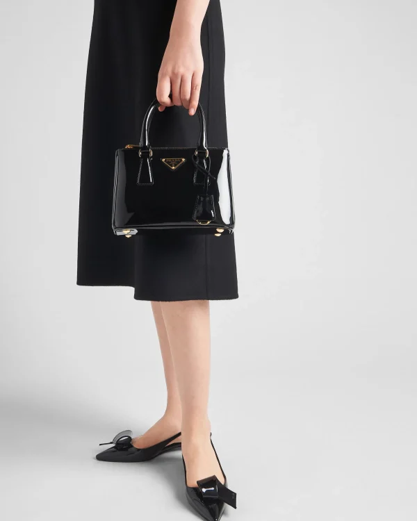 Mini Bags | Mini Bags*Prada Galleria patent leather mini bag Black