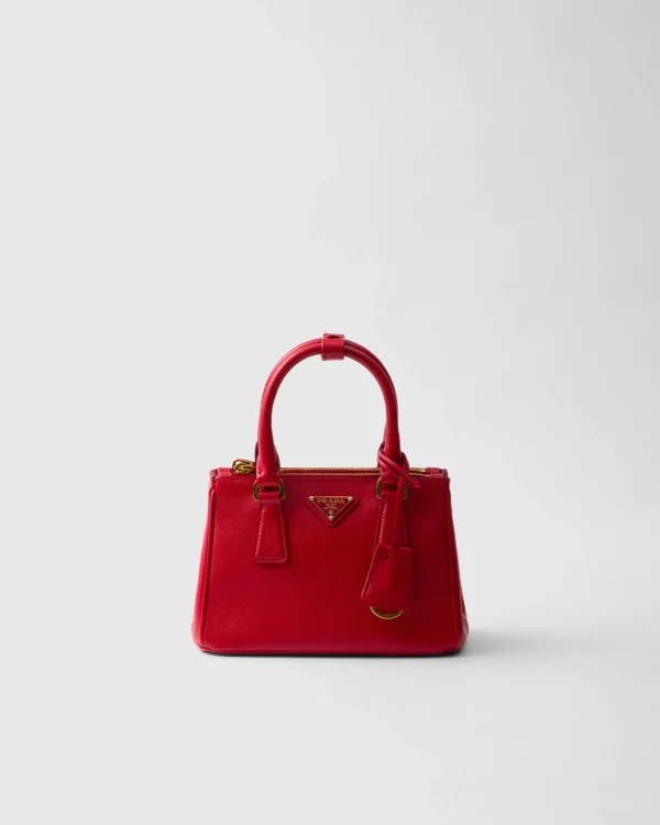 Mini Bags | Mini Bags*Prada Galleria Saffiano leather micro bag Red