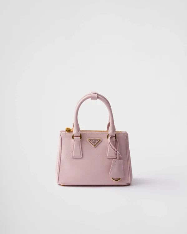 Mini Bags | Mini Bags*Prada Galleria Saffiano leather micro bag Alabasterpink