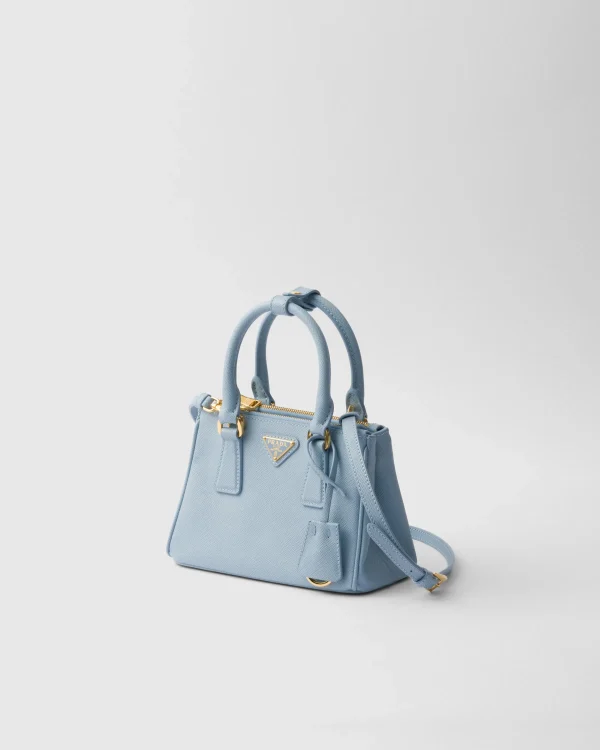 Mini Bags | Mini Bags*Prada Galleria Saffiano leather micro bag Lightblue