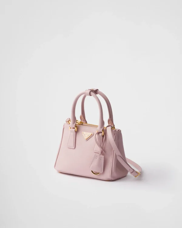 Mini Bags | Mini Bags*Prada Galleria Saffiano leather micro bag Alabasterpink