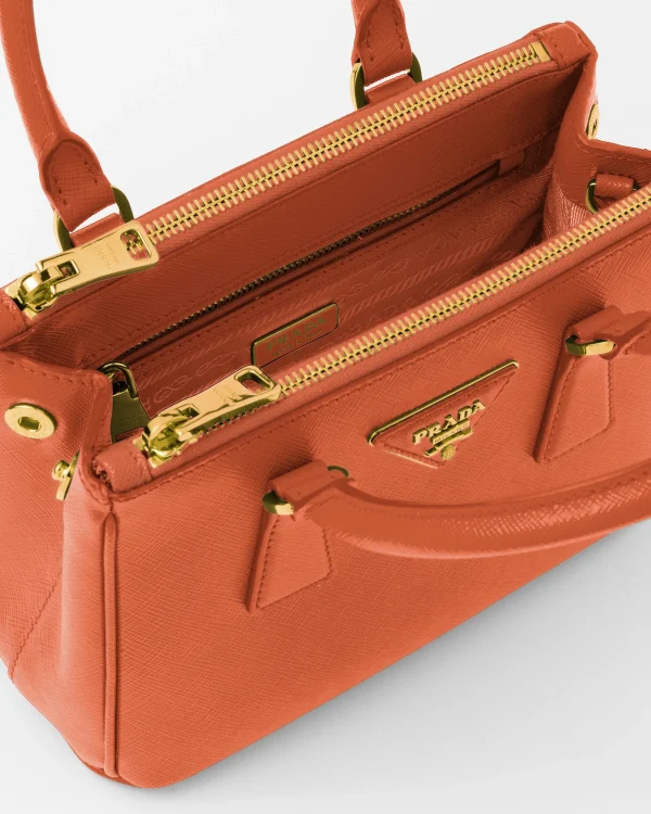 Mini Bags | Mini Bags*Prada Galleria Saffiano leather mini-bag Orange