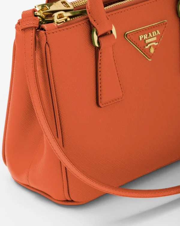 Mini Bags | Mini Bags*Prada Galleria Saffiano leather mini-bag Orange