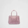 Mini Bags | Mini Bags*Prada Galleria satin mini-bag with crystals Alabasterpink