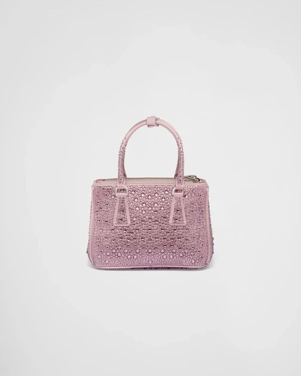 Mini Bags | Mini Bags*Prada Galleria satin mini-bag with crystals Alabasterpink