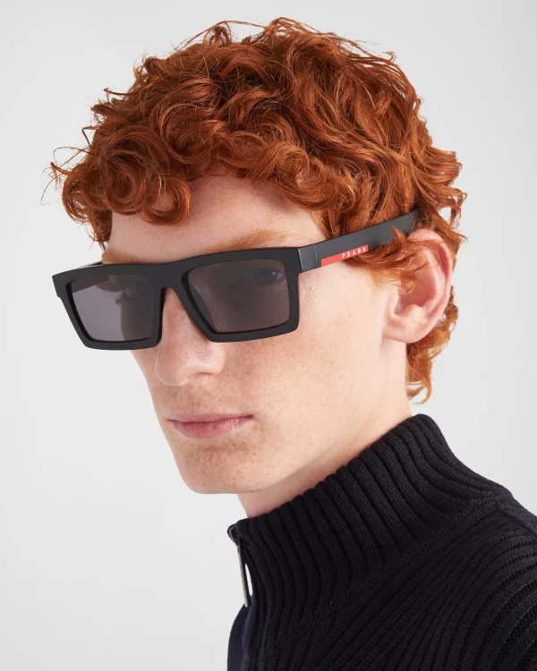 Sunglasses | Men's Collection*Prada Linea Rossa Impavid sunglasses Lens:black