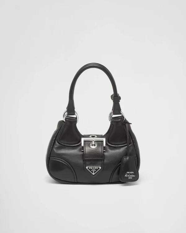 Mini Bags | Mini Bags*Prada Moon padded nappa-leather bag Black