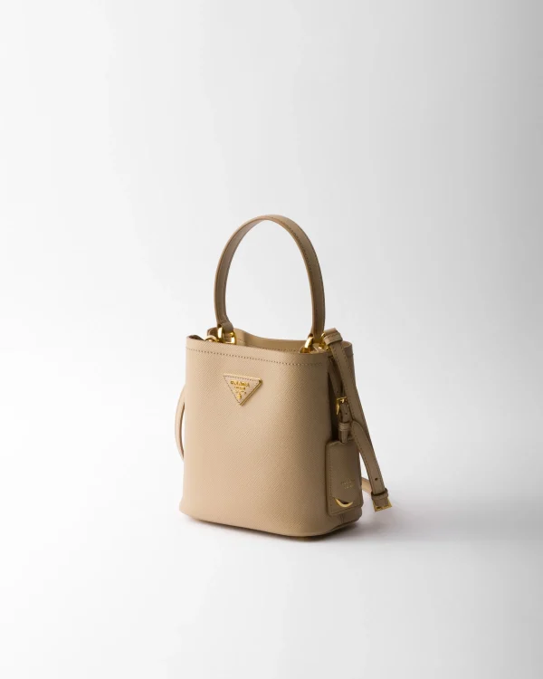 Top Handles | Top Handles*Prada Panier Saffiano leather mini-bag Sandbeige