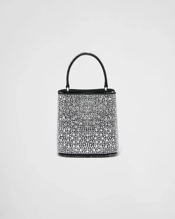 Mini Bags | Mini Bags*Prada Panier satin bag with crystals Metal