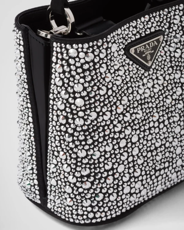 Mini Bags | Mini Bags*Prada Panier satin bag with crystals Metal