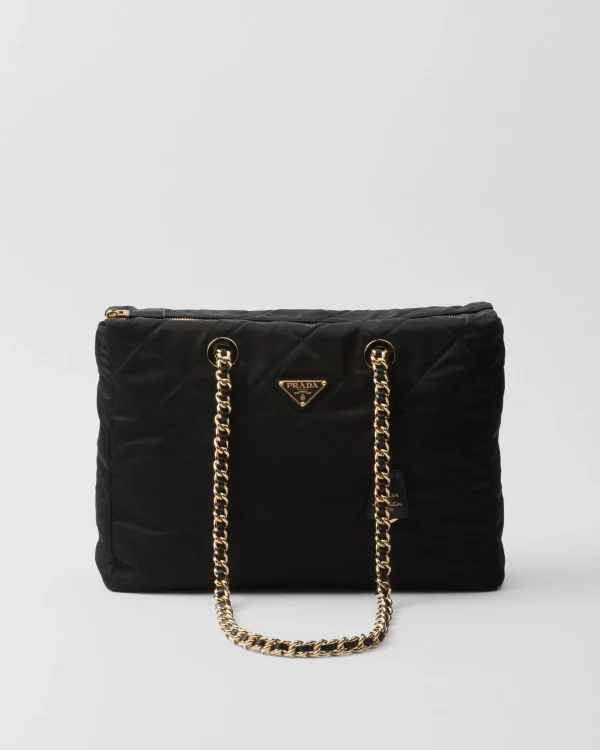 Totes | Totes*Prada Re-Edition 1995 Chaîne large Re-Nylon bag Black