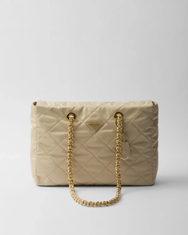 Totes | Totes*Prada Re-Edition 1995 Chaîne large Re-Nylon bag Desertbeige