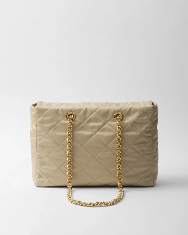 Totes | Totes*Prada Re-Edition 1995 Chaîne large Re-Nylon bag Desertbeige