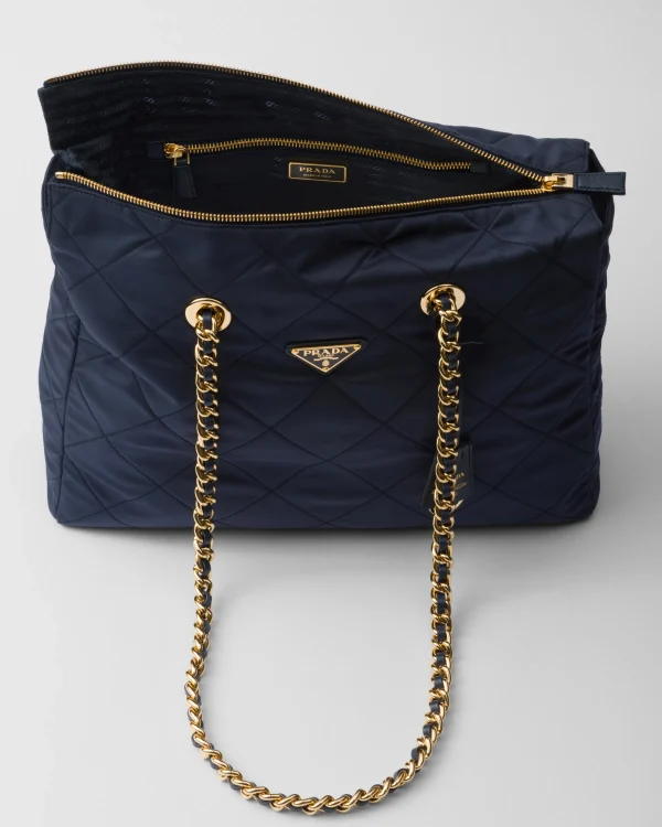 Totes | Totes*Prada Re-Edition 1995 Chaîne large Re-Nylon bag Navy