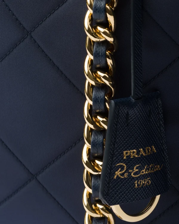 Totes | Totes*Prada Re-Edition 1995 Chaîne large Re-Nylon bag Navy