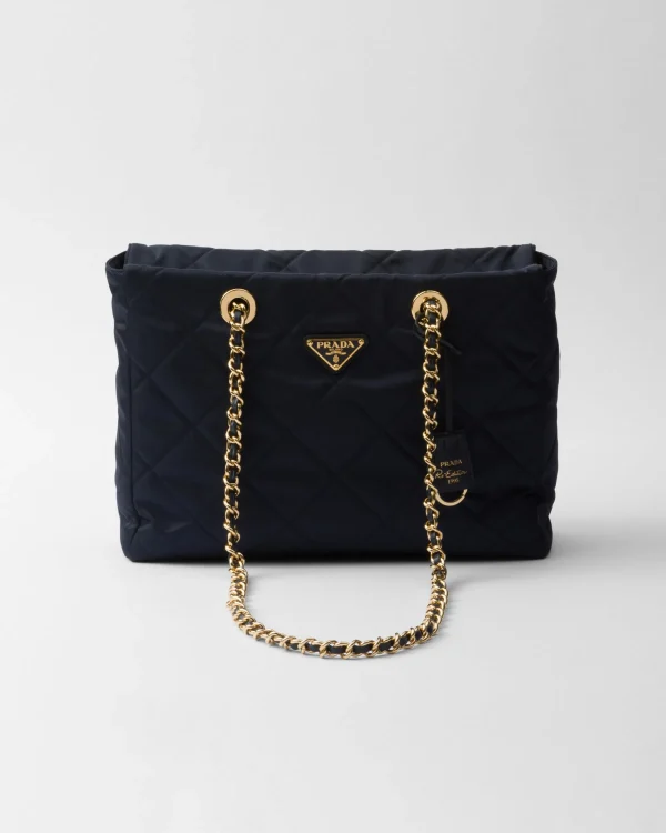 Totes | Totes*Prada Re-Edition 1995 Chaîne medium Re-Nylon tote bag Navy