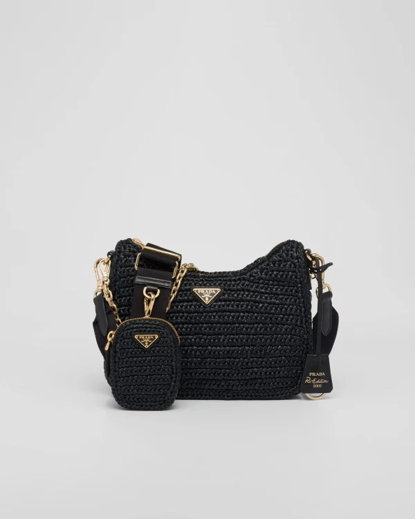 Shoulder Bags | Shoulder Bags*Prada Re-Edition 2005 crochet bag Black