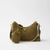 Shoulder Bags | Shoulder Bags*Prada Re-Edition 2005 crochet bag Olivegreen