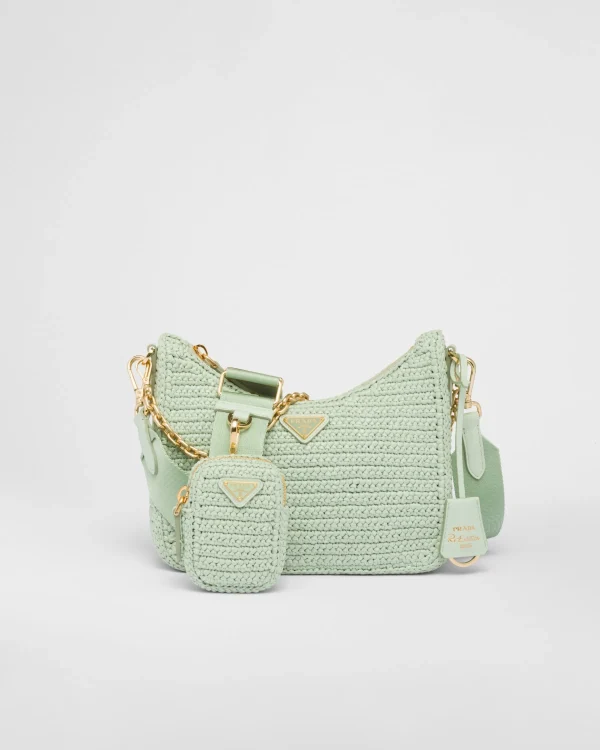 Shoulder Bags | Shoulder Bags*Prada Re-Edition 2005 crochet bag Aqua