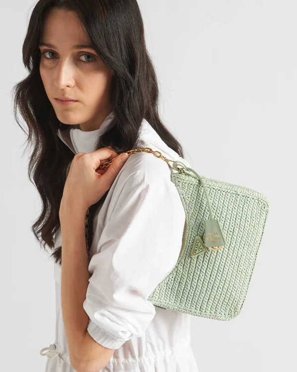 Shoulder Bags | Shoulder Bags*Prada Re-Edition 2005 crochet bag Aqua