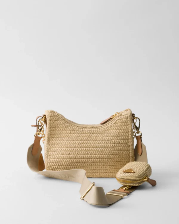 Shoulder Bags | Shoulder Bags*Prada Re-Edition 2005 crochet bag Natural