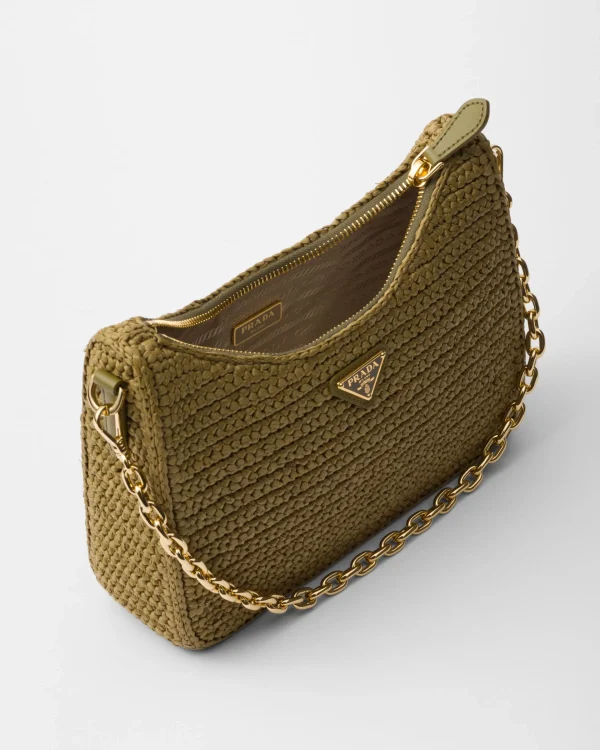 Shoulder Bags | Shoulder Bags*Prada Re-Edition 2005 crochet bag Olivegreen