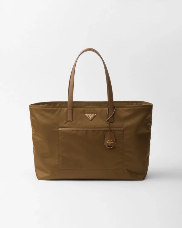 Briefcases | Briefcases*Prada Re-Edition 1978 large Re-Nylon and Saffiano leather tote bag Corkbeige