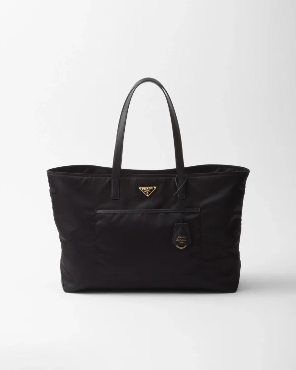 Briefcases | Briefcases*Prada Re-Edition 1978 large Re-Nylon and Saffiano leather tote bag Black