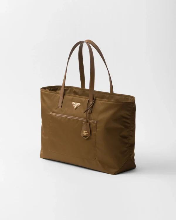 Briefcases | Briefcases*Prada Re-Edition 1978 large Re-Nylon and Saffiano leather tote bag Corkbeige