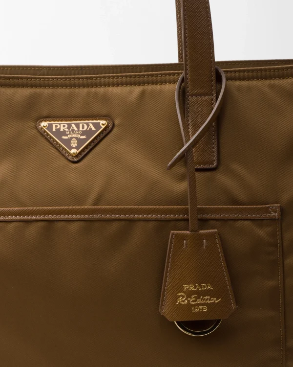 Briefcases | Briefcases*Prada Re-Edition 1978 large Re-Nylon and Saffiano leather tote bag Corkbeige