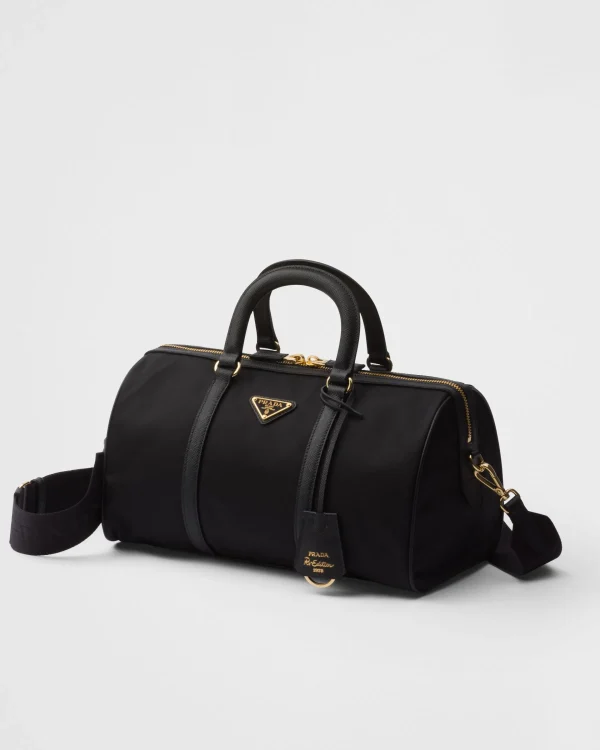 Top Handles | Top Handles*Prada Re-Edition 1978 medium Re-Nylon and Saffiano leather top-handle bag Black