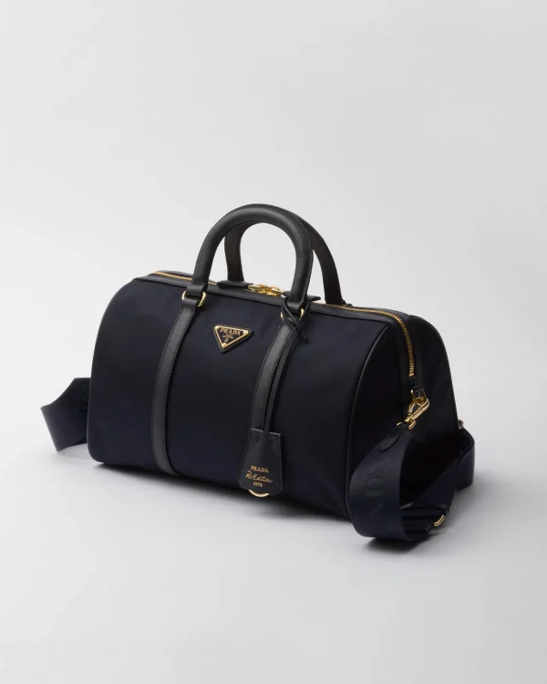 Top Handles | Top Handles*Prada Re-Edition 1978 medium Re-Nylon and Saffiano leather top-handle bag Navy